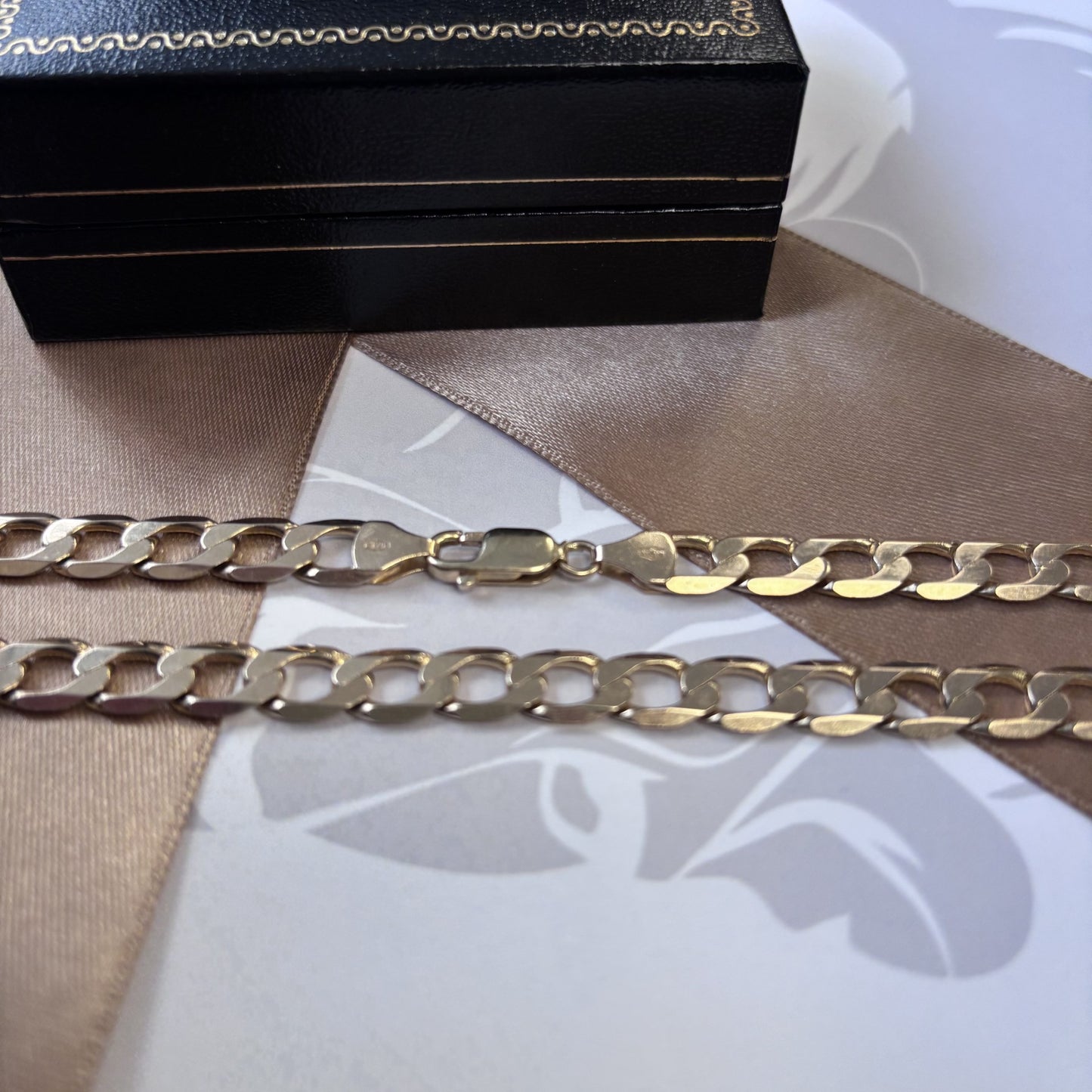 9ct Gold Curb Chain Solid Gold – 20 Inch