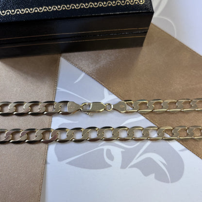 9ct Gold Curb Chain Solid Gold – 20 Inch
