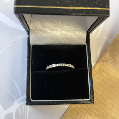 9ct Gold Diamond Half Eternity Ring