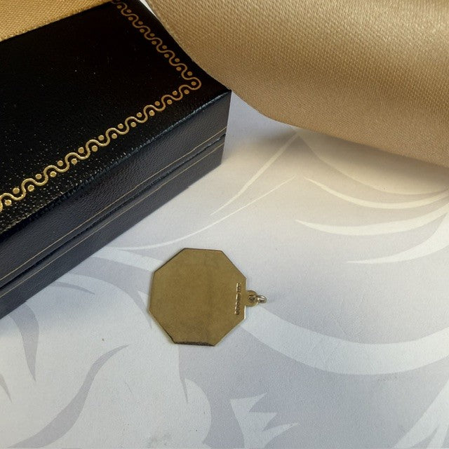 9ct Gold St Christopher Pendant Charm