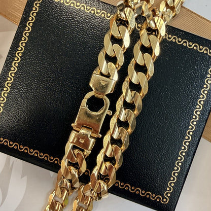 9ct Yellow Gold Curb Chain - 20 Inch