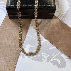 9ct Gold Celtic Link Solid Gold Chain – 24 Inch