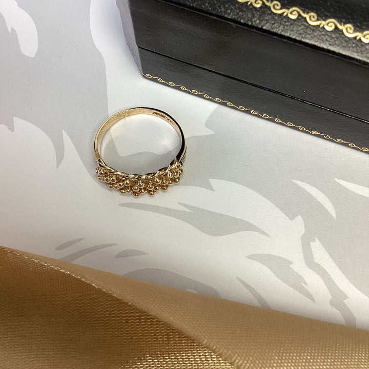 9ct Yellow Gold Keeper Ring