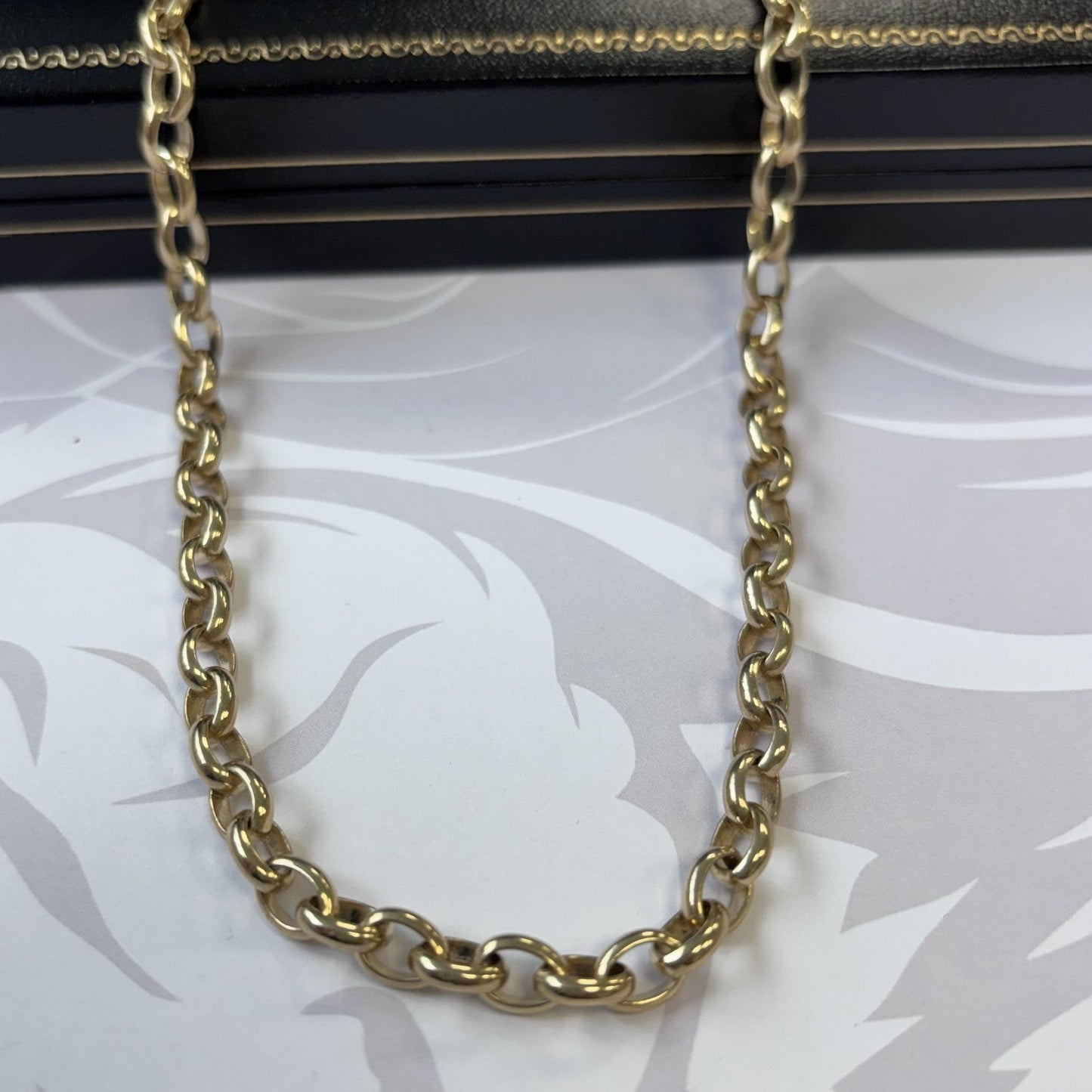 9ct Gold Belcher Chain – 20 Inch