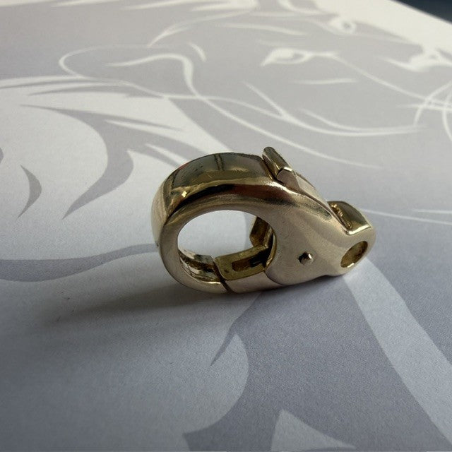 9ct Yellow Gold Extra Large Trigger Lobster Fastener - 25mm