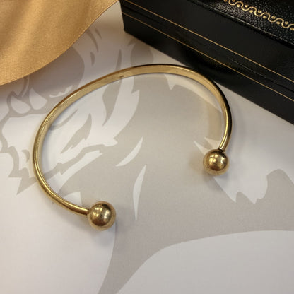 9ct Yellow Gold Torque Bangle