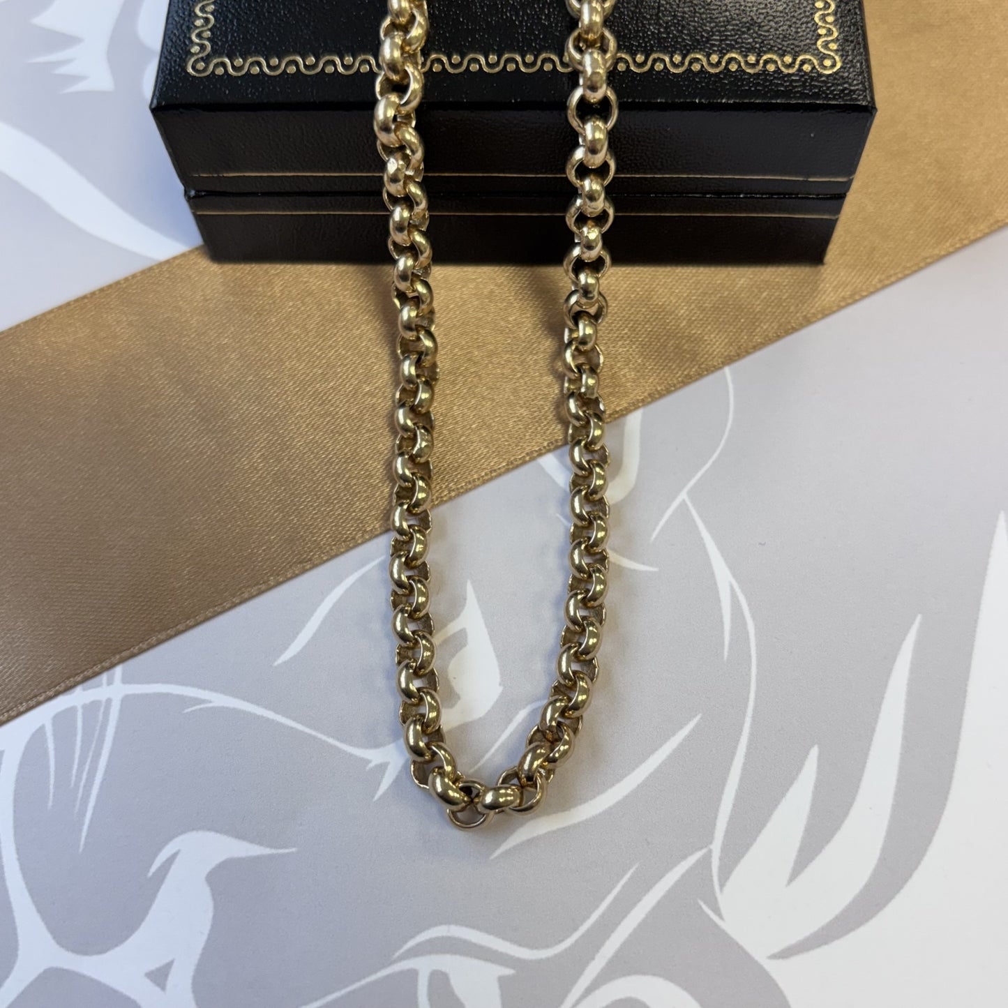 9ct Gold Belcher Chain – 20 Inch