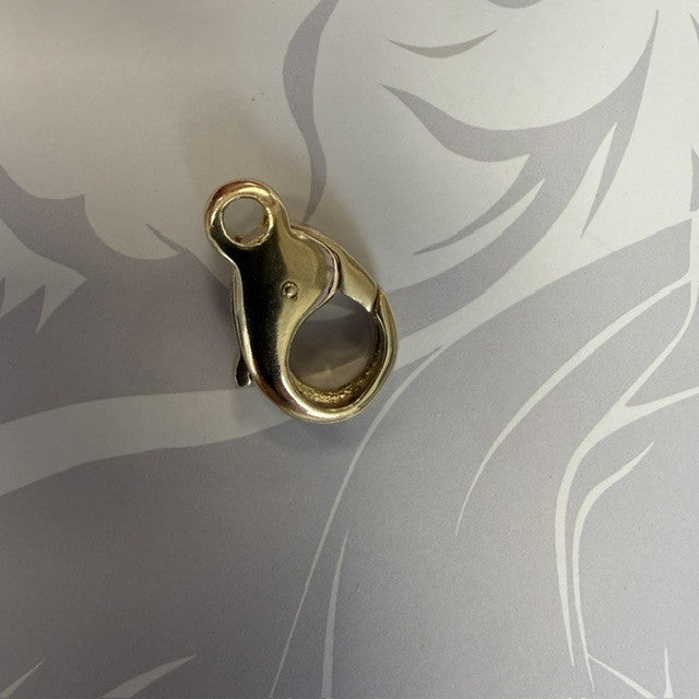 9ct Yellow Gold Extra Large Trigger Lobster Fastener - 25mm