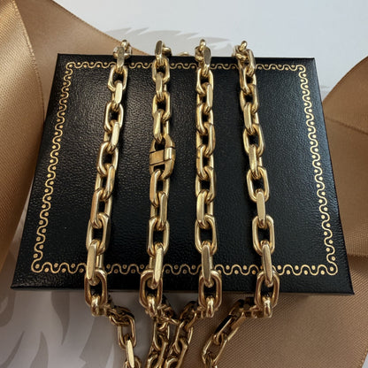 9ct Yellow Gold Fancy Link Chain - 30 Inch