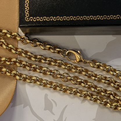 18ct Yellow Gold Belcher Chain – 20 Inch