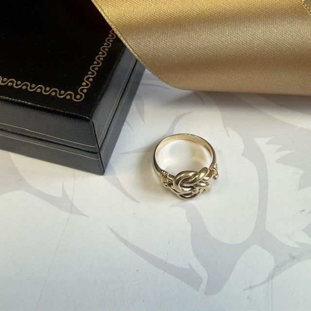 9ct Yellow Gold Knot Ring Solid Gold