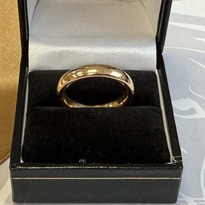 22ct Yellow Gold Wedding Ring 4mm Heavy Court