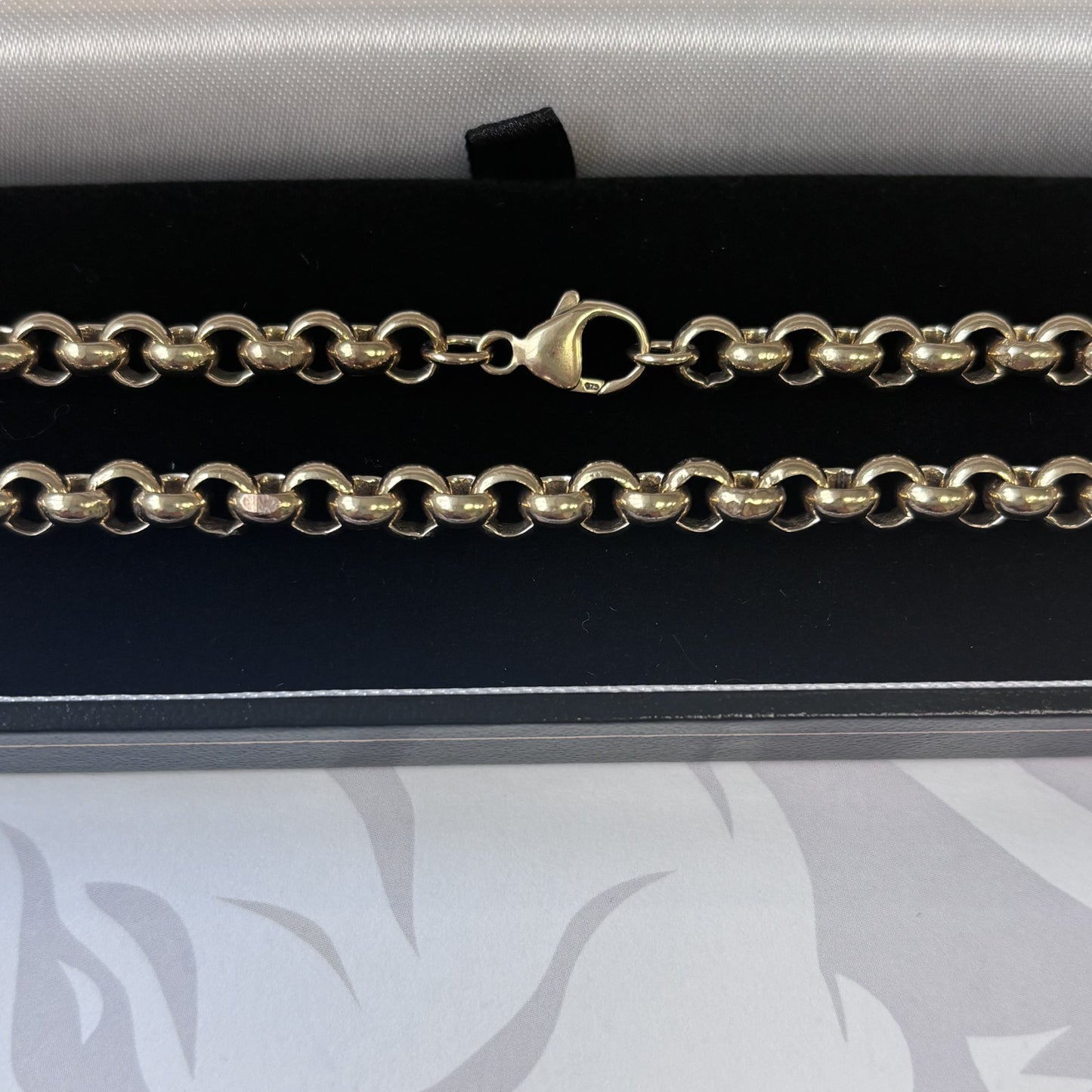 9ct Gold Belcher Chain – 20 Inch