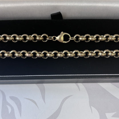 9ct Gold Belcher Chain – 20 Inch