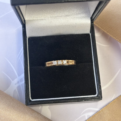 9ct Yellow Gold Trilogy Ring