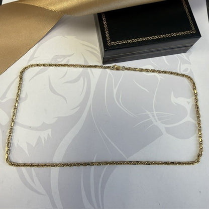 9ct Gold Belcher Chain Solid Gold - 18 Inch