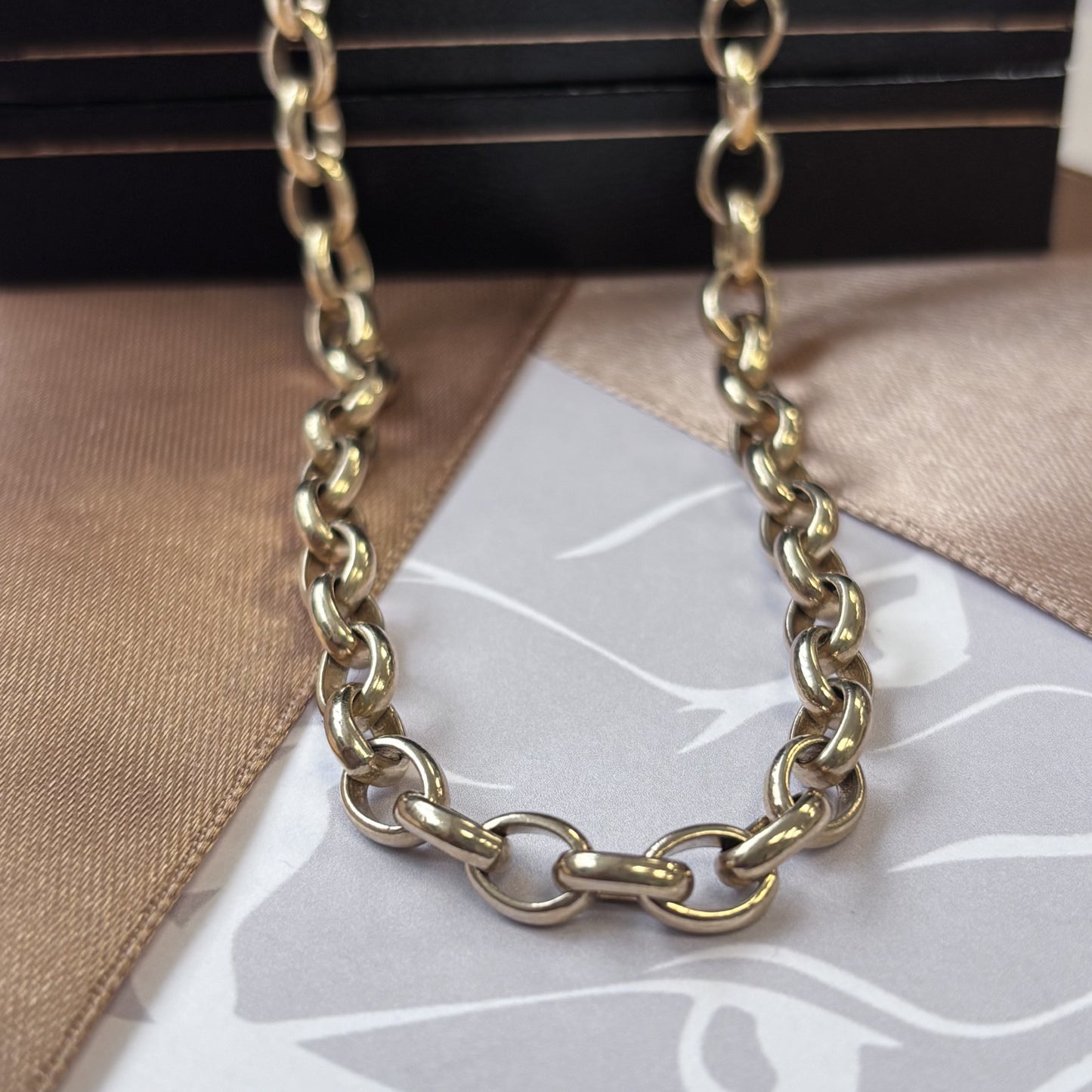 9ct Gold Belcher Chain – 20 Inch