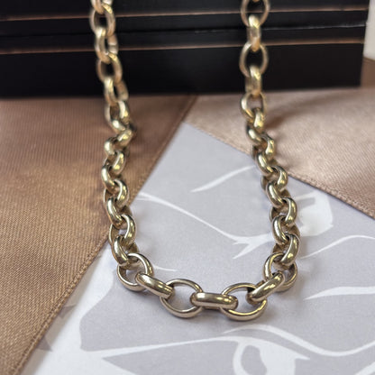 9ct Gold Belcher Chain – 20 Inch