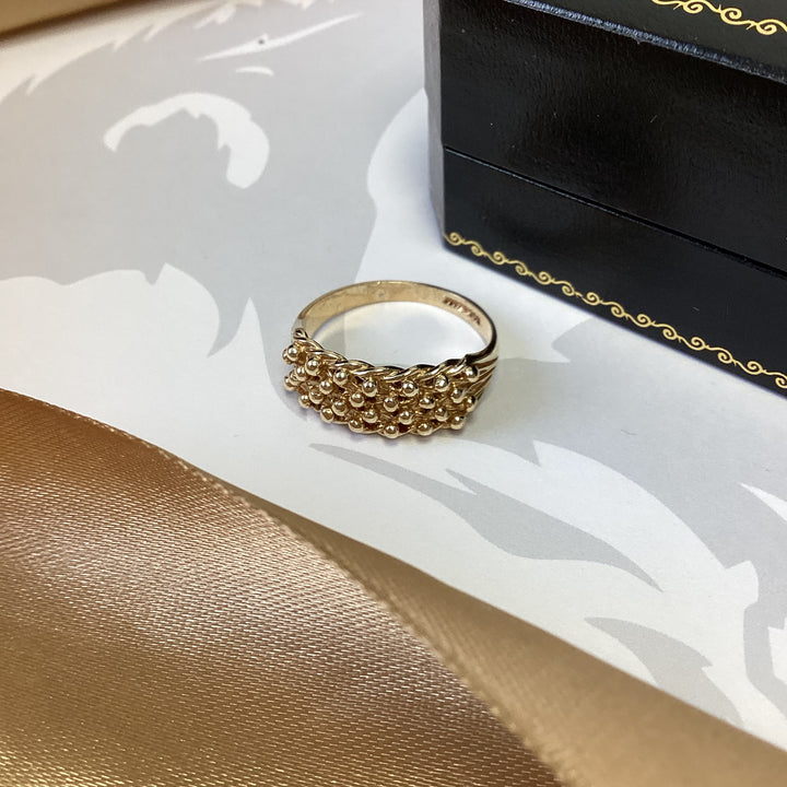 9ct Yellow Gold Keeper Ring