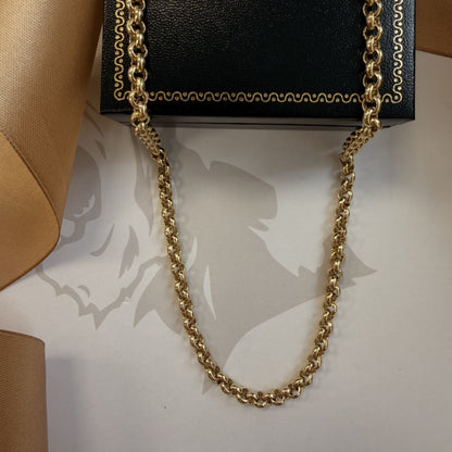 9ct Yellow Gold Belcher Chain - 26 Inch
