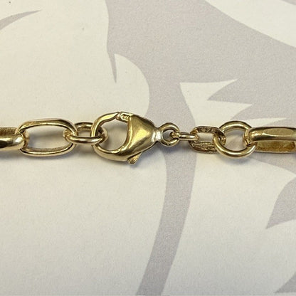 9ct Gold Belcher Chain Solid Gold Chain - 20 Inch