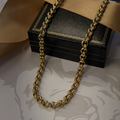 18ct Yellow Gold Belcher Chain – 20 Inch