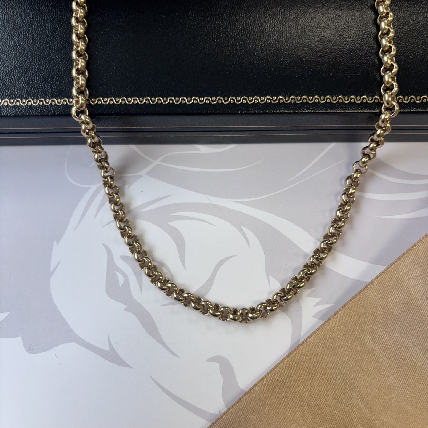 9ct Gold Belcher Chain – 20 Inch