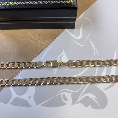 9ct Gold Curb Chain Solid Gold – 21 Inch