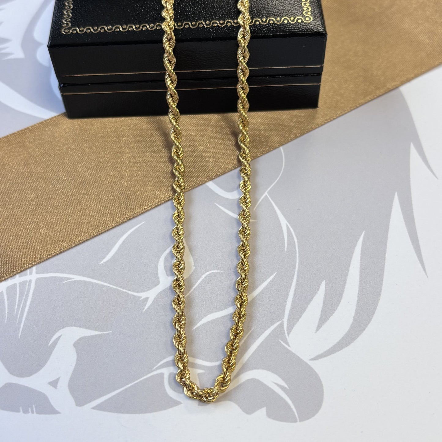 9ct Gold Rope Chain – 20 Inch