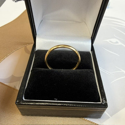 22ct Yellow Gold Wedding Ring 2.5mm Court