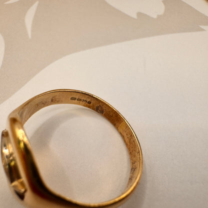 9ct Yellow Gold Fish Signet Ring – view 5