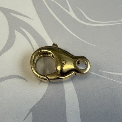 9ct Yellow Gold Extra Large Trigger Lobster Fastener - 25mm