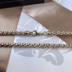 9ct Gold Spiga Chain – 20 Inch