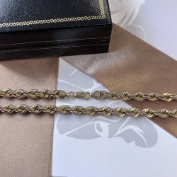 9ct Gold Rope Chain – 22 Inch
