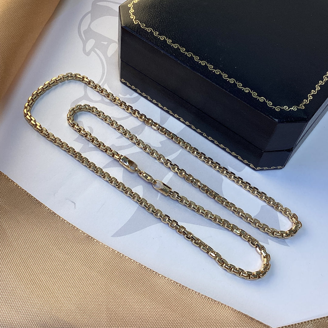 9ct Yellow Gold Belcher Chain - 20