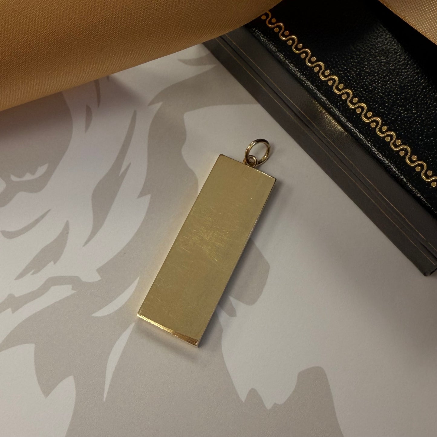 9ct Gold Ingot Pendant