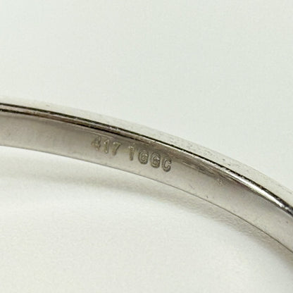9ct White Gold Diamond Knot Ring