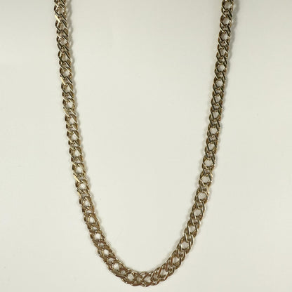 9ct Yellow Gold Heavyweight Curb Chain 20 inches