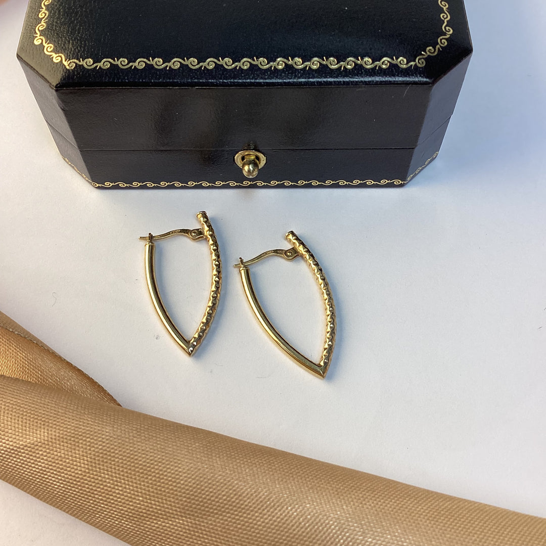 9ct Yellow Gold Hoop Earrings