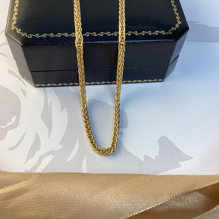 9ct Yellow Gold Prince Of Wales Chain - 18 Inch