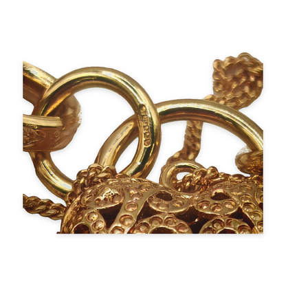 9ct Gold Fancy Link Bracelet with Heart Padlock Clasp – Fully Hallmarked, photograph 8 of 10. SKU JB3625.