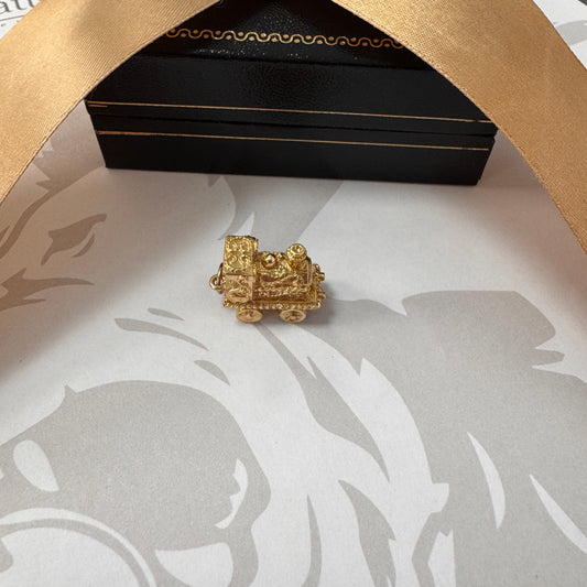 9ct Gold Steam Train Charm