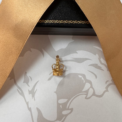 9ct Gold Crown Charm