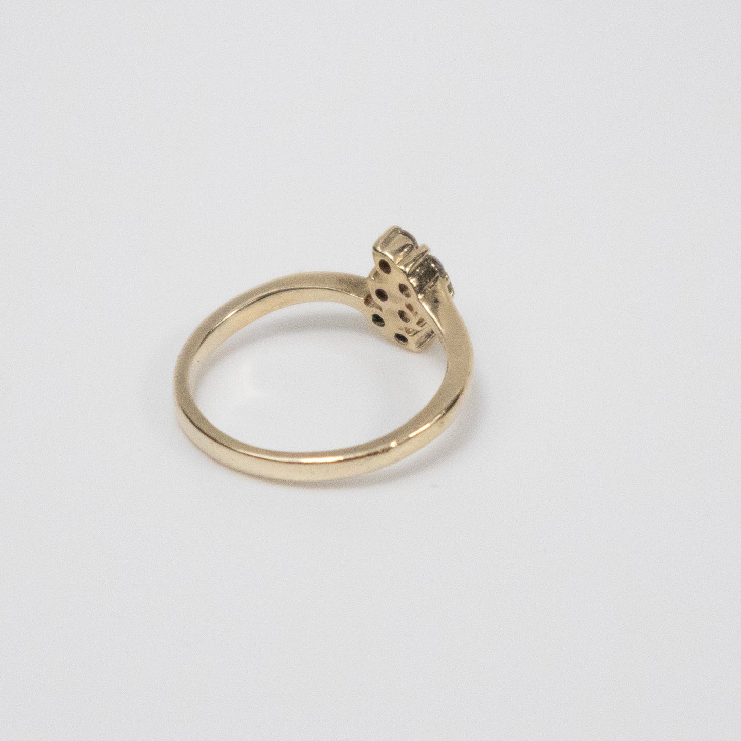 Second-Hand 9ct Yellow Gold Diamond Cluster Ring