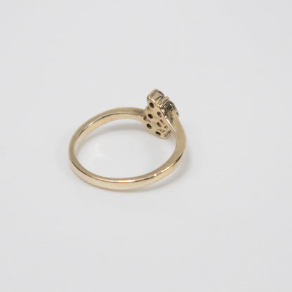 Second-Hand 9ct Yellow Gold Diamond Cluster Ring