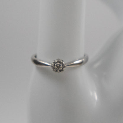 Second-Hand 9ct White Gold Diamond Cluster Ring
