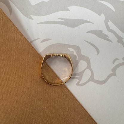 9ct Gold LOVE Romantic Statement Ring
