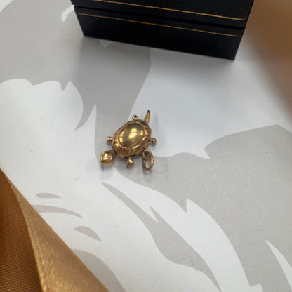 9ct Gold Movable Turtle Charm