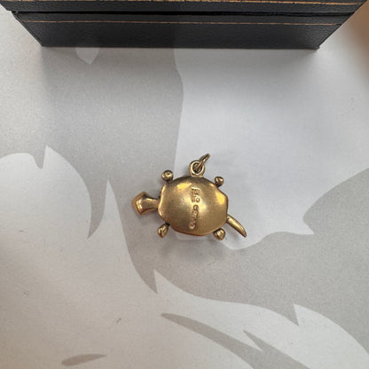 9ct Gold Movable Turtle Charm