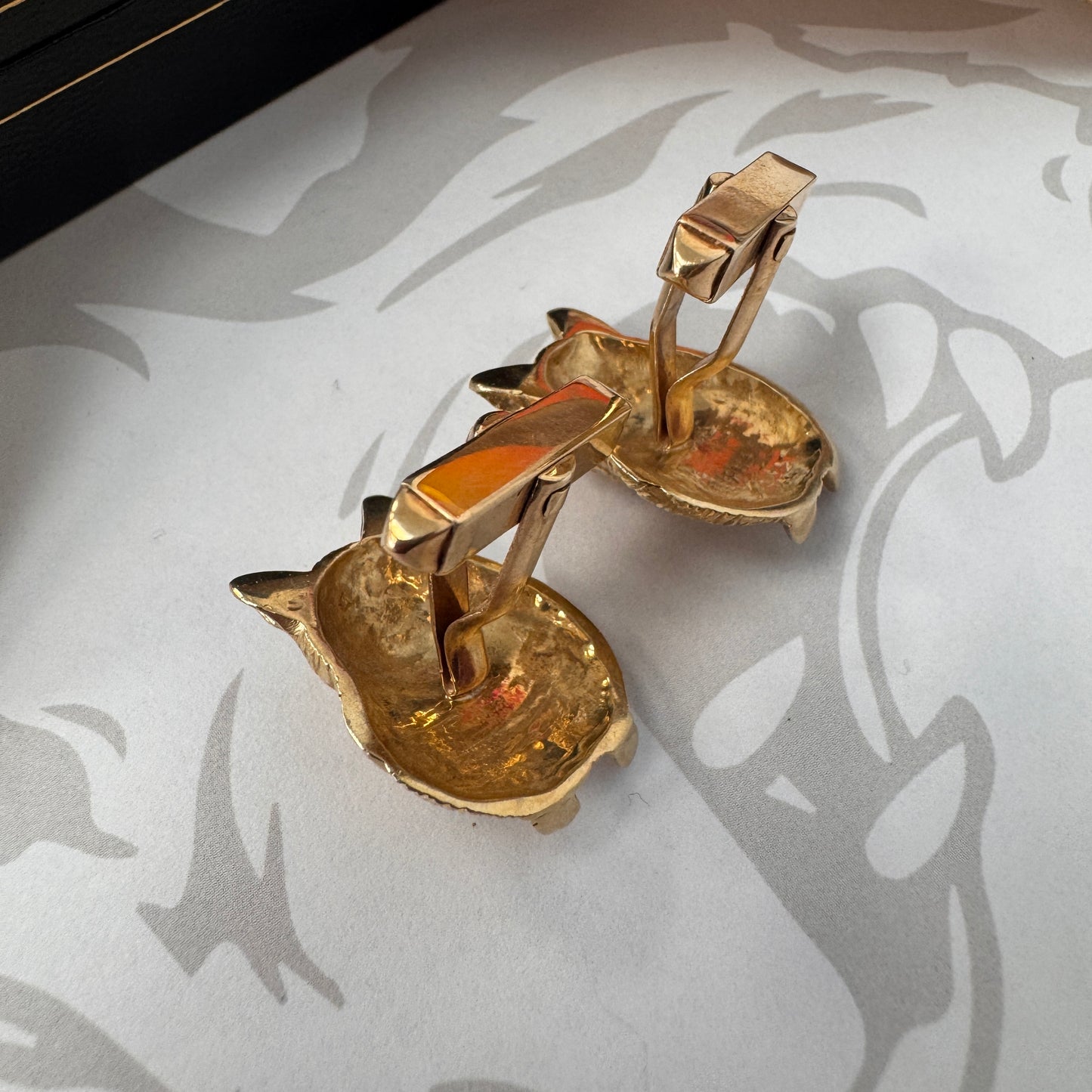 9ct Gold Novelty Mouse Cufflinks